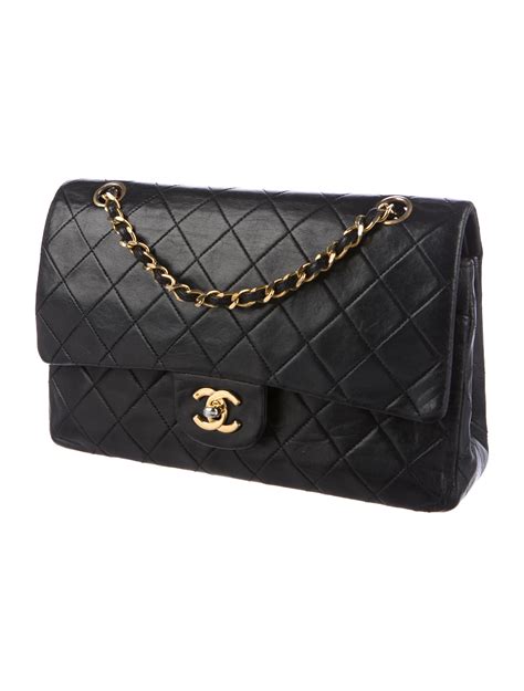 chanel classic flap m l|chanel classic flap bag vintage.